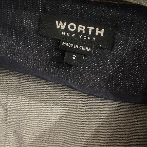 NWOT Designer denim trench dress with gold buttons - Picture 4 of 4